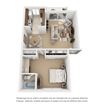 1 Bedroom 1 Bathroom Plan1 Floor Plan 3D 1 Bedroom 1 Bathroom Plan1 3D